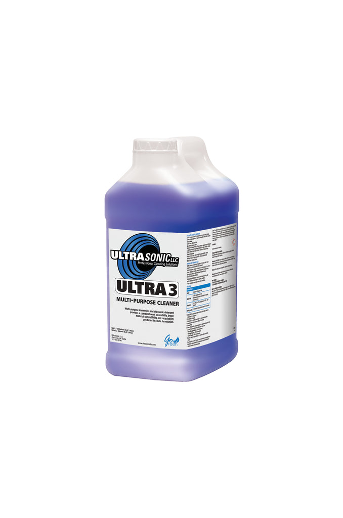 Ultra 3 Multi-Purpose Ultrasonic Detergent - 2.5 Gallons